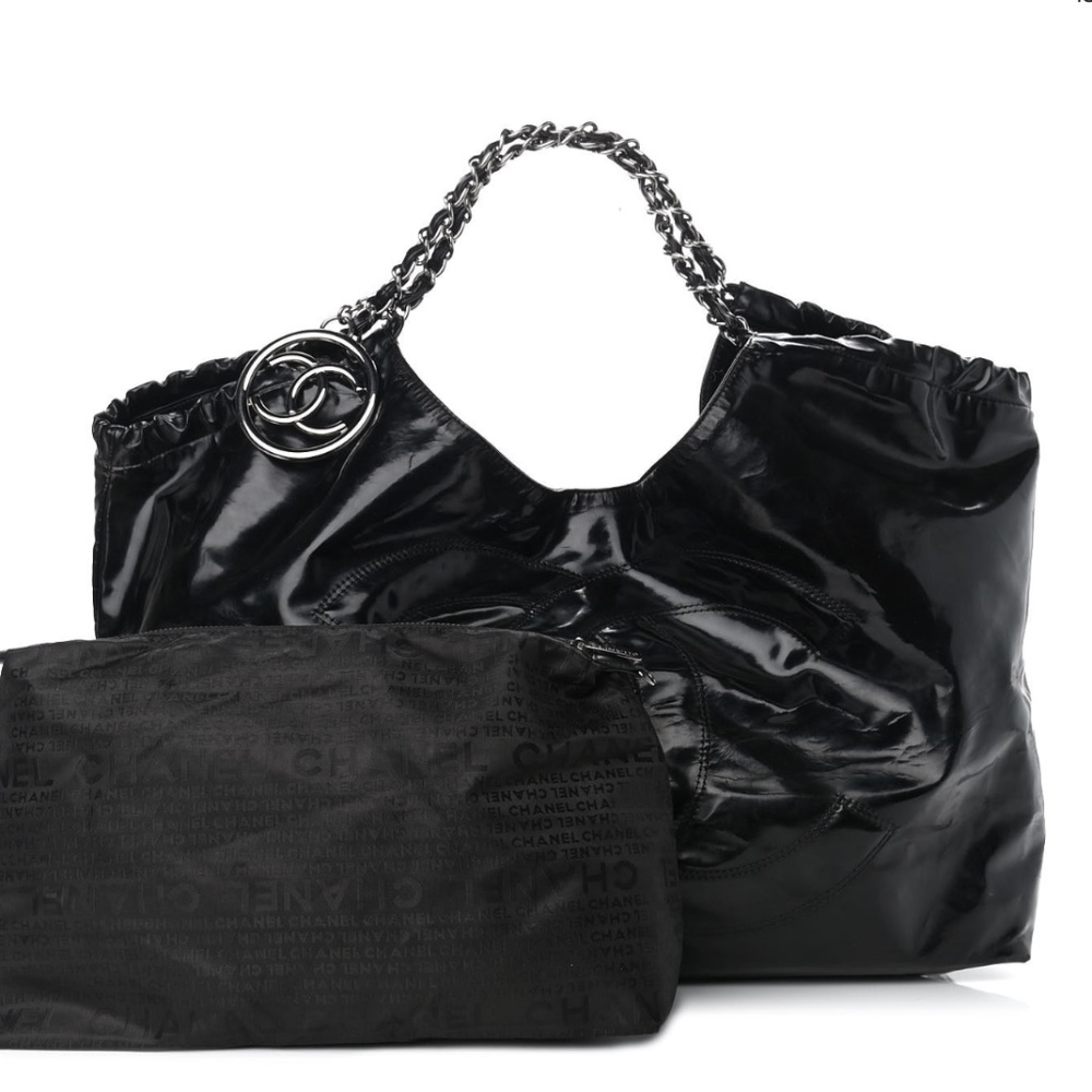 Chanel Coco Cabas X-large Black Vinyl Bag